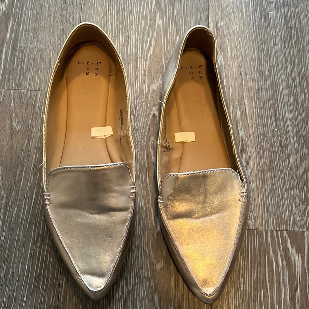 Rose Gold Loafers
